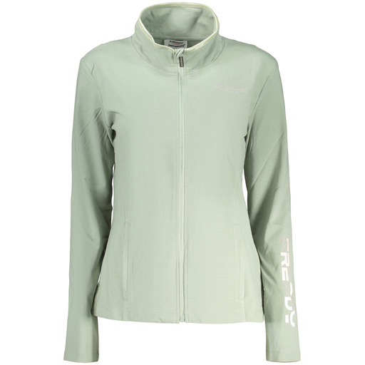 FREDDY FELPA CON ZIP DONNA VERDE