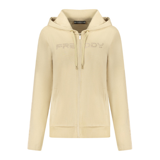 FREDDY FELPA CON ZIP DONNA BEIGE