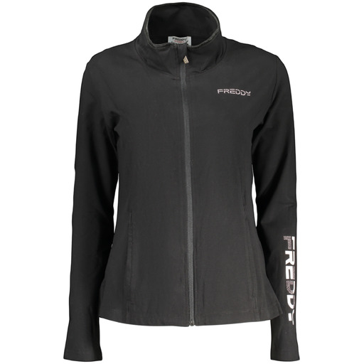 FREDDY FELPA CON ZIP DONNA NERO