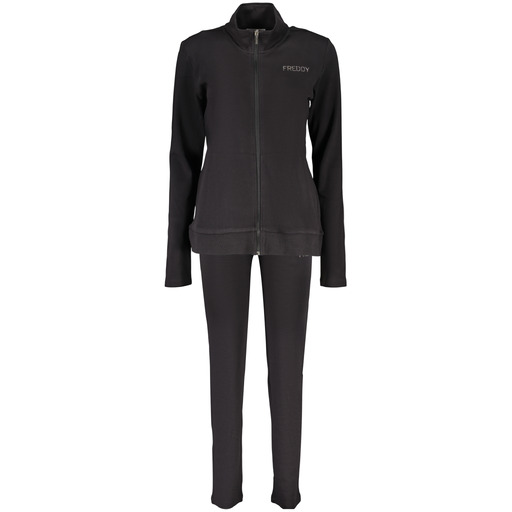 FREDDY FELPA CON ZIP DONNA NERO