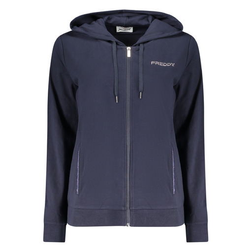 FREDDY FELPA CON ZIP DONNA BLU