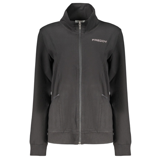 FREDDY FELPA CON ZIP DONNA NERO