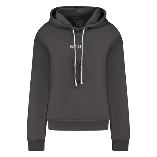GUESS JEANS FELPA SENZA ZIP DONNA NERO