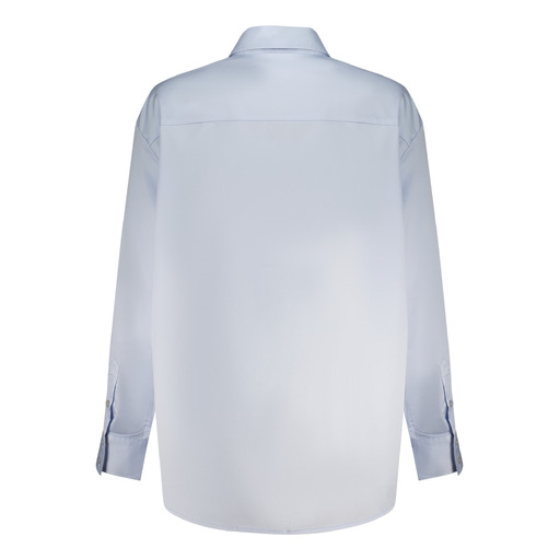 GUESS JEANS CAMICIA MANICHE LUNGHE DONNA AZZURRO