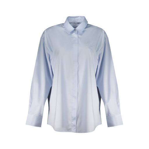 GUESS JEANS CAMICIA MANICHE LUNGHE DONNA AZZURRO