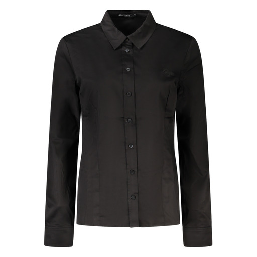 GUESS JEANS CAMICIA MANICHE LUNGHE DONNA NERO