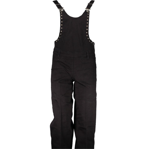 GUESS JEANS PANTALONE A SALOPETTE DONNA NERO
