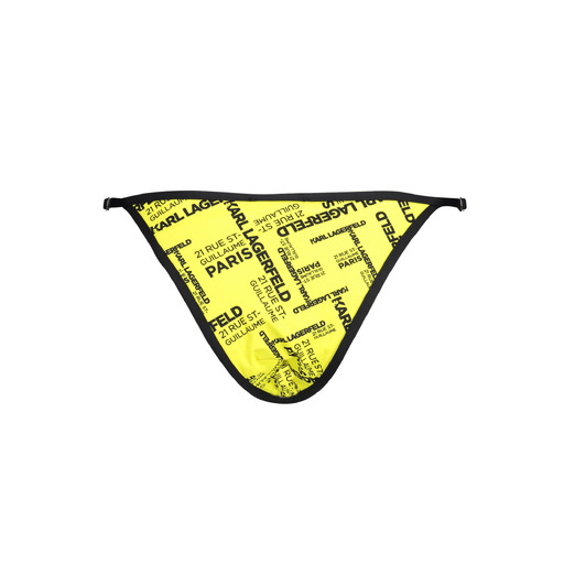 KARL LAGERFELD BEACHWEAR COSTUME PARTE SOTTO DONNA GIALLO
