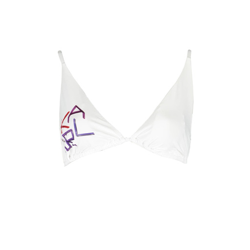 KARL LAGERFELD COSTUME PARTE SOPRA DONNA BIANCO