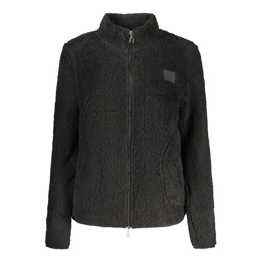 LAURA BIAGIOTTI FELPA CON ZIP DONNA NERO