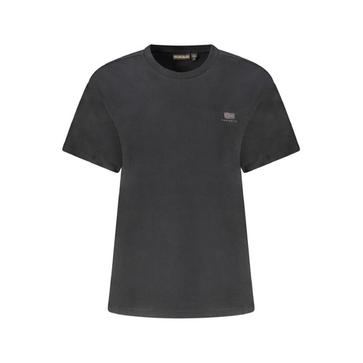 NAPAPIJRI T-SHIRT MANICHE CORTE DONNA NERO