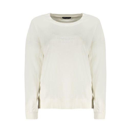 NORTH SAILS FELPA SENZA ZIP DONNA BIANCO