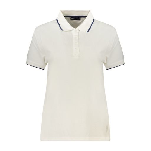 NORTH SAILS POLO MANICHE CORTE DONNA BIANCO