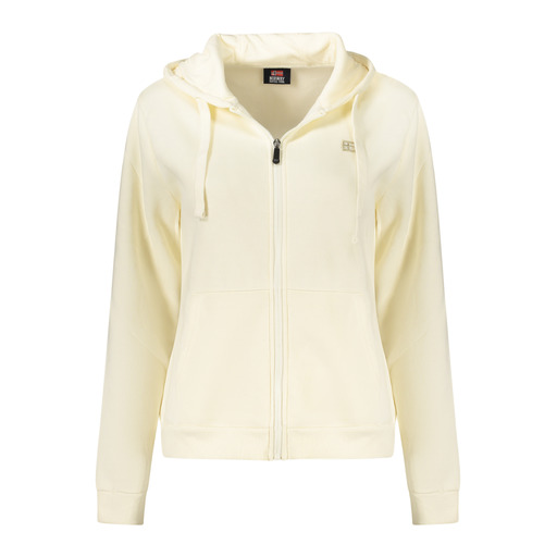 NORWAY 1963 FELPA CON ZIP DONNA BIANCO