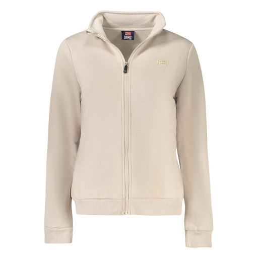 NORWAY 1963 FELPA CON ZIP DONNA BEIGE