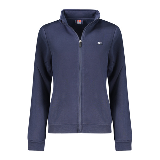 NORWAY 1963 FELPA CON ZIP DONNA BLU