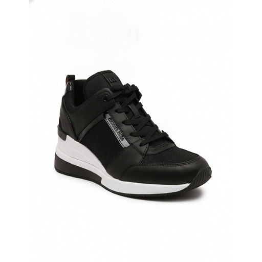 Michael Kors Georgie Black Wedge Sneaker