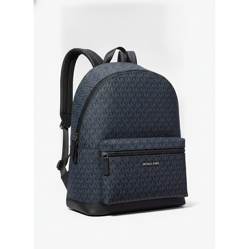 Michael Kors Çantë shpine Cooper Navy Logo Print Backpack