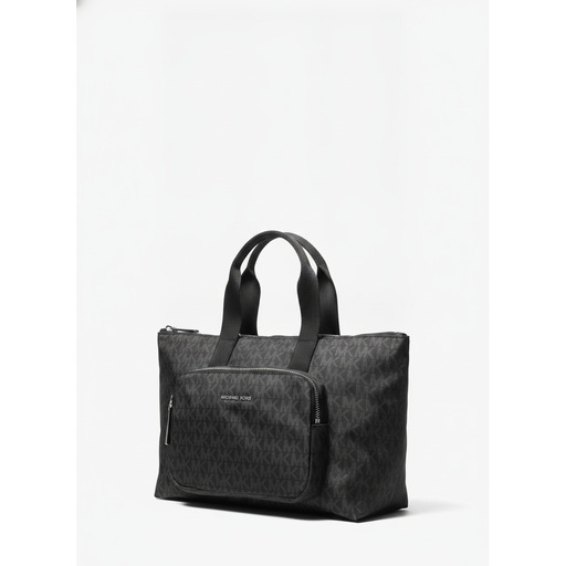 Michael Kors MK Monogram Zip Tote Black