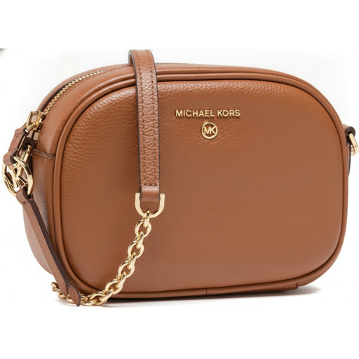 Michael Kors Oval Pebbled Leather Crossbody Luggage