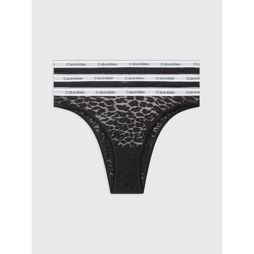 CALVIN KLEIN 000QD5225E - 3 Pack bragas brasileñas