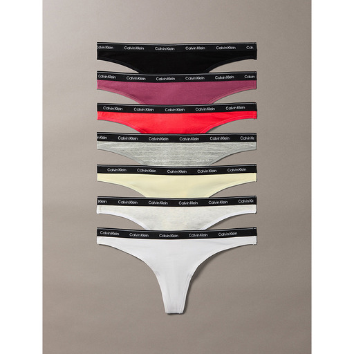 CALVIN KLEIN LV00QD5319 - 7 Pack tangas
