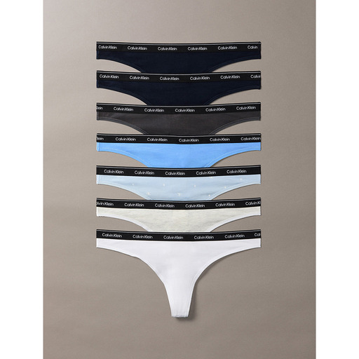 CALVIN KLEIN LV00QD5319 - 7 Pack tangas