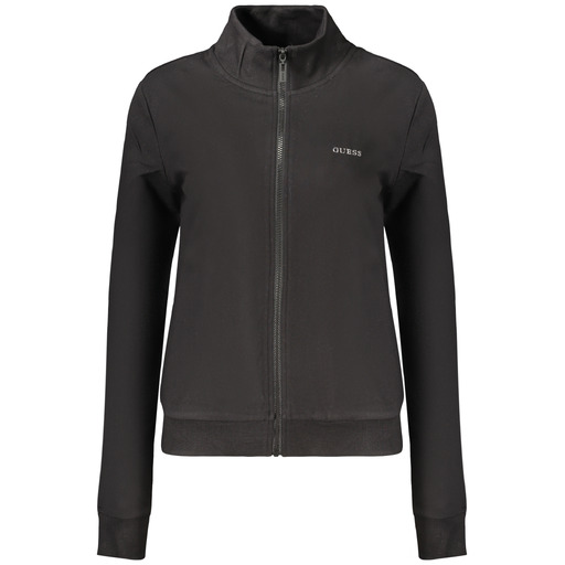 GUESS JEANS FELPA CON ZIP DONNA NERO