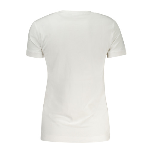 GUESS JEANS T-SHIRT MANICHE CORTE DONNA BIANCO