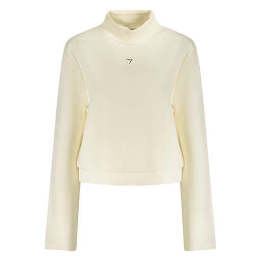 GUESS JEANS FELPA SENZA ZIP DONNA BIANCO