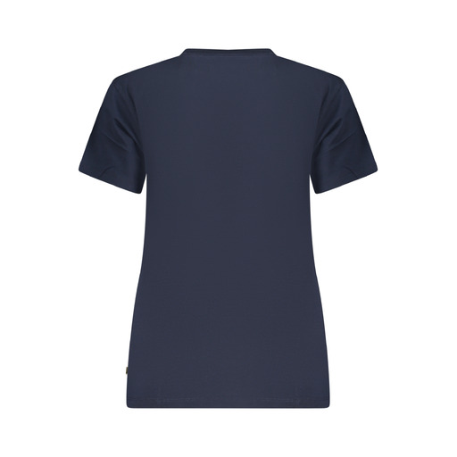 GUESS JEANS T-SHIRT MANICHE CORTE DONNA BLU