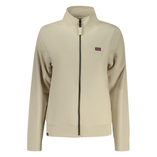 NORWAY 1963 FELPA CON ZIP DONNA BEIGE