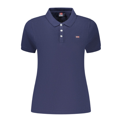 NORWAY 1963 POLO MANICHE CORTE DONNA BLU