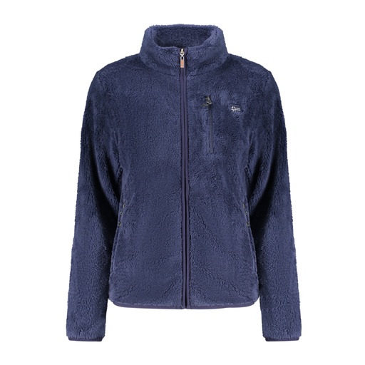 NORWAY 1963 FELPA CON ZIP DONNA BLU