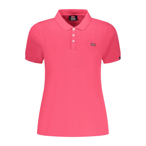 NORWAY 1963 POLO MANICHE CORTE DONNA ROSA