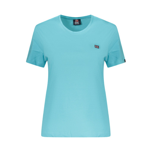 NORWAY 1963 T-SHIRT MANICHE CORTE DONNA AZZURRO