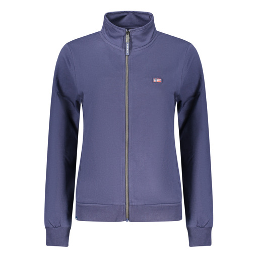 NORWAY 1963 FELPA CON ZIP DONNA BLU