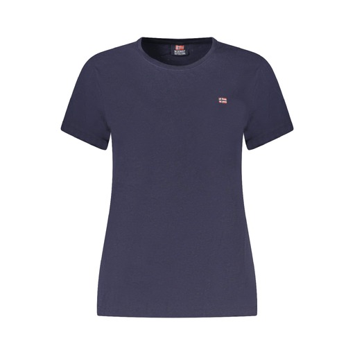 NORWAY 1963 T-SHIRT MANICHE CORTE DONNA BLU