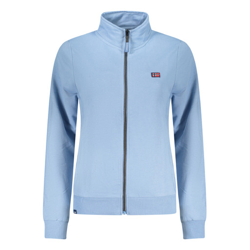 NORWAY 1963 FELPA CON ZIP DONNA AZZURRO