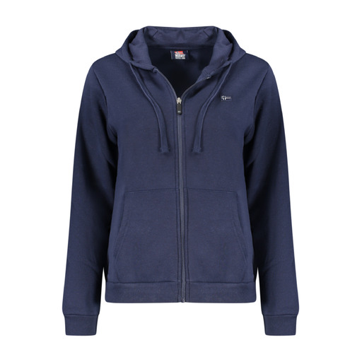 NORWAY 1963 FELPA CON ZIP DONNA BLU