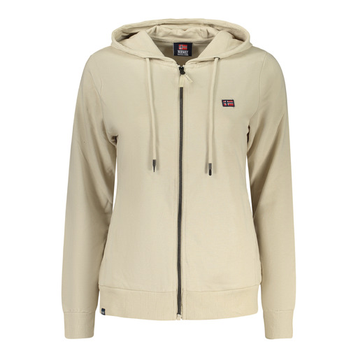 NORWAY 1963 FELPA CON ZIP DONNA BEIGE