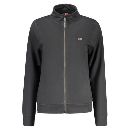 NORWAY 1963 FELPA CON ZIP DONNA NERO