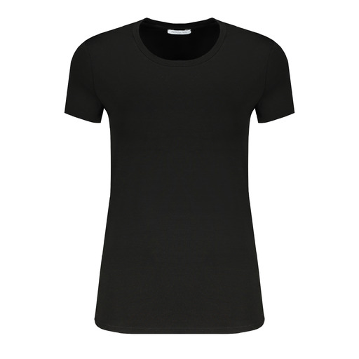 PATRIZIA PEPE T-SHIRT MANICHE CORTE DONNA NERO
