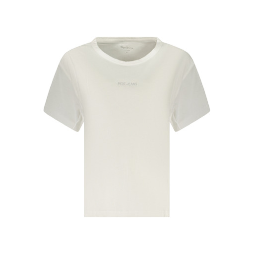PEPE JEANS T-SHIRT MANICHE CORTE DONNA BIANCO