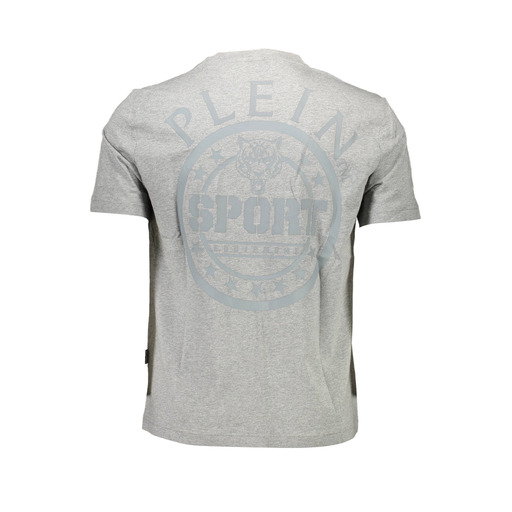PLEIN SPORT T-SHIRT MANICHE CORTE UOMO GRIGIO