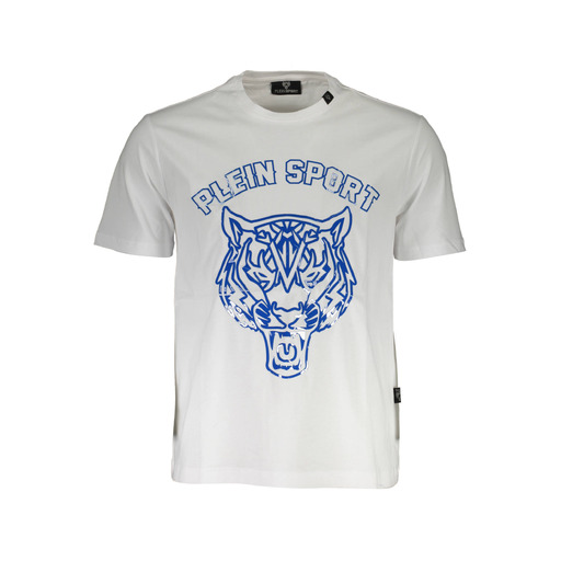 PLEIN SPORT T-SHIRT MANICHE CORTE UOMO BIANCO