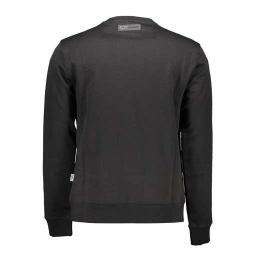 PLEIN SPORT FELPA SENZA ZIP UOMO NERO