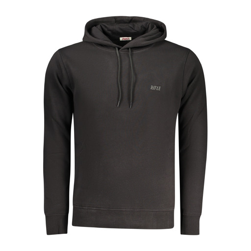 RIFLE FELPA SENZA ZIP UOMO NERO
