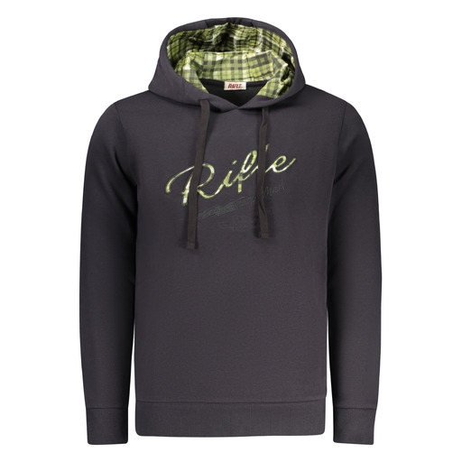 RIFLE FELPA SENZA ZIP UOMO BLU