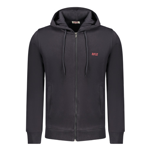 RIFLE FELPA CON ZIP UOMO BLU